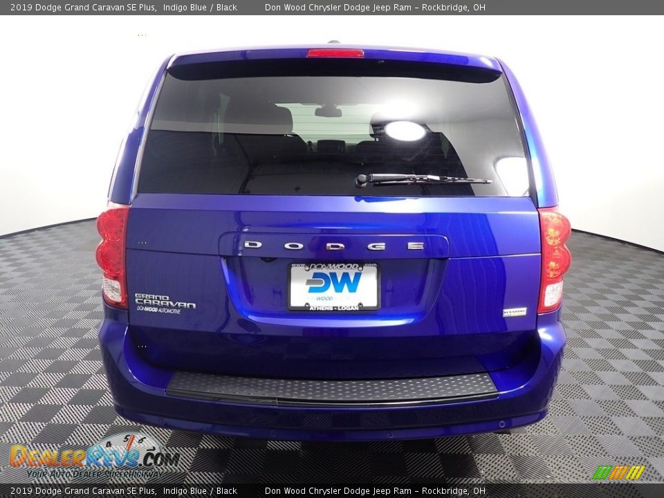 2019 Dodge Grand Caravan SE Plus Indigo Blue / Black Photo #12