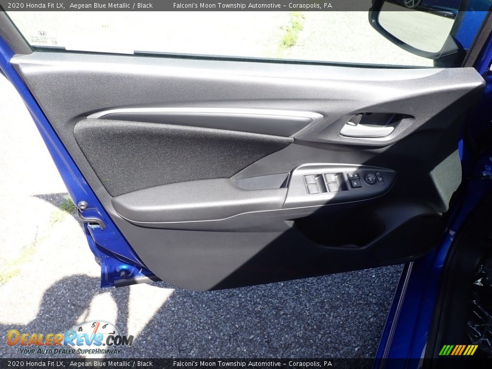 2020 Honda Fit LX Aegean Blue Metallic / Black Photo #11