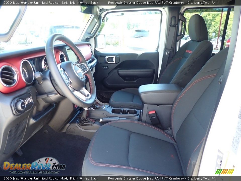 2020 Jeep Wrangler Unlimited Rubicon 4x4 Bright White / Black Photo #12