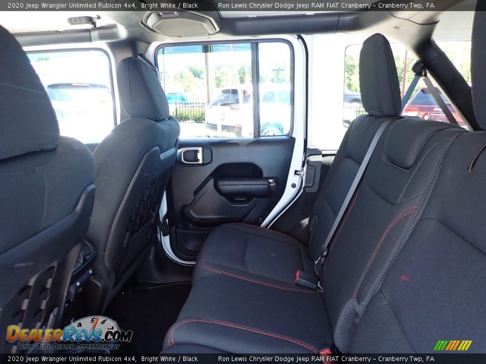 2020 Jeep Wrangler Unlimited Rubicon 4x4 Bright White / Black Photo #13