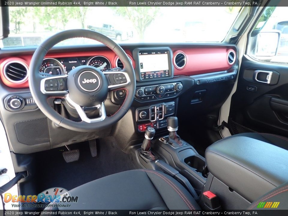 2020 Jeep Wrangler Unlimited Rubicon 4x4 Bright White / Black Photo #14