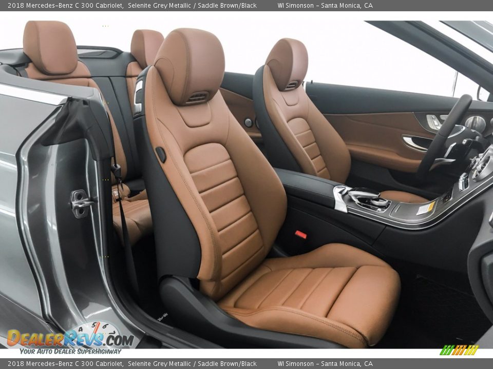 Front Seat of 2018 Mercedes-Benz C 300 Cabriolet Photo #2