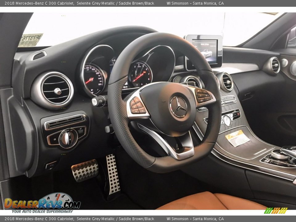 Dashboard of 2018 Mercedes-Benz C 300 Cabriolet Photo #5