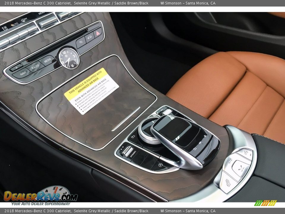 2018 Mercedes-Benz C 300 Cabriolet Selenite Grey Metallic / Saddle Brown/Black Photo #7