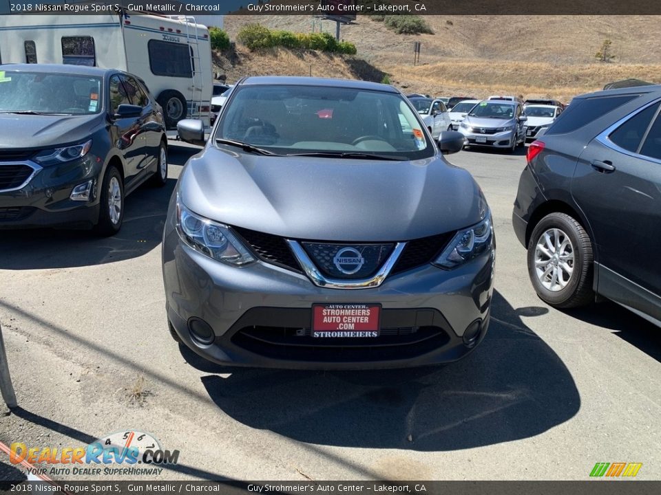 2018 Nissan Rogue Sport S Gun Metallic / Charcoal Photo #3