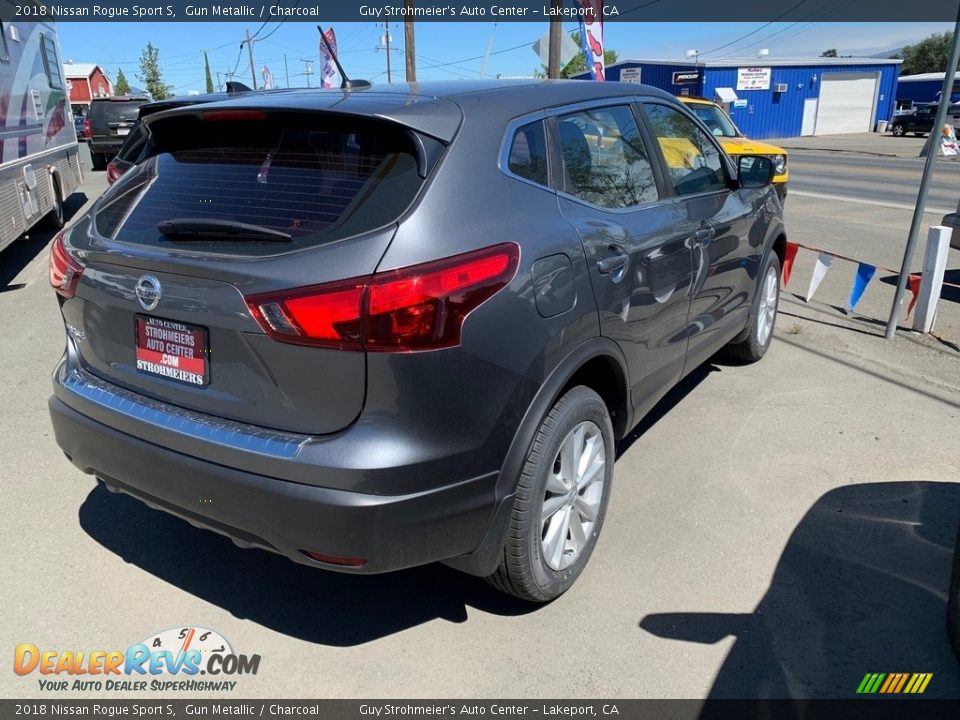 2018 Nissan Rogue Sport S Gun Metallic / Charcoal Photo #7