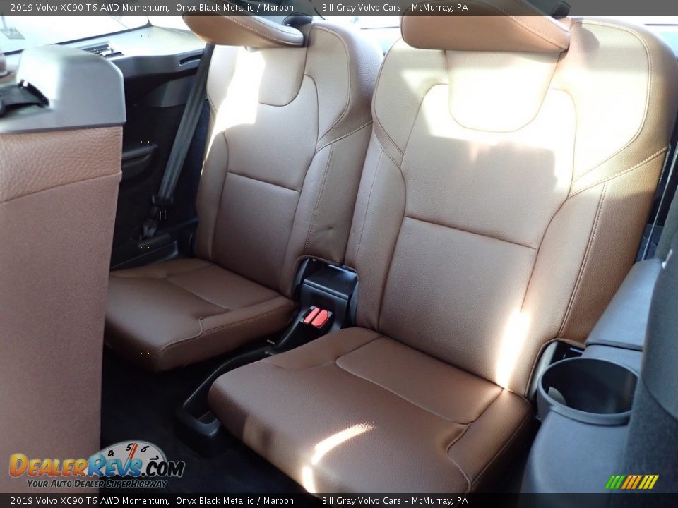 Rear Seat of 2019 Volvo XC90 T6 AWD Momentum Photo #13