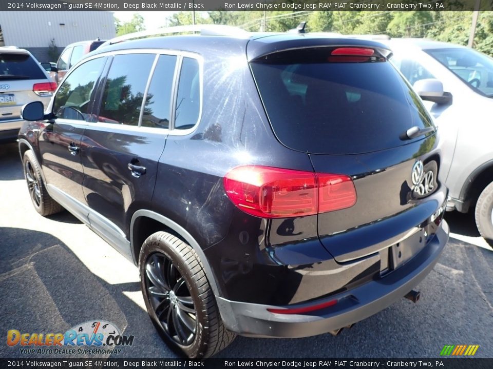 2014 Volkswagen Tiguan SE 4Motion Deep Black Metallic / Black Photo #2