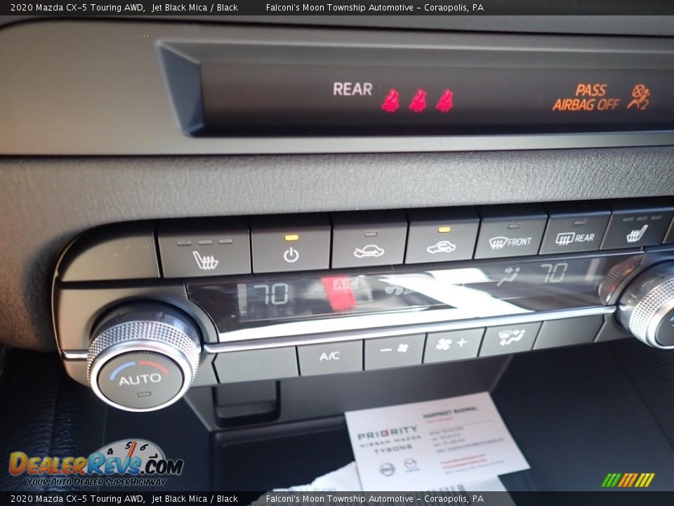 2020 Mazda CX-5 Touring AWD Jet Black Mica / Black Photo #15