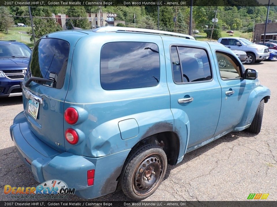 2007 Chevrolet HHR LT Golden Teal Metallic / Cashmere Beige Photo #10