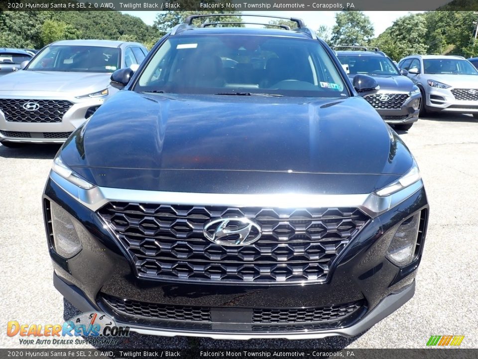 2020 Hyundai Santa Fe SEL 2.0 AWD Twilight Black / Black Photo #3
