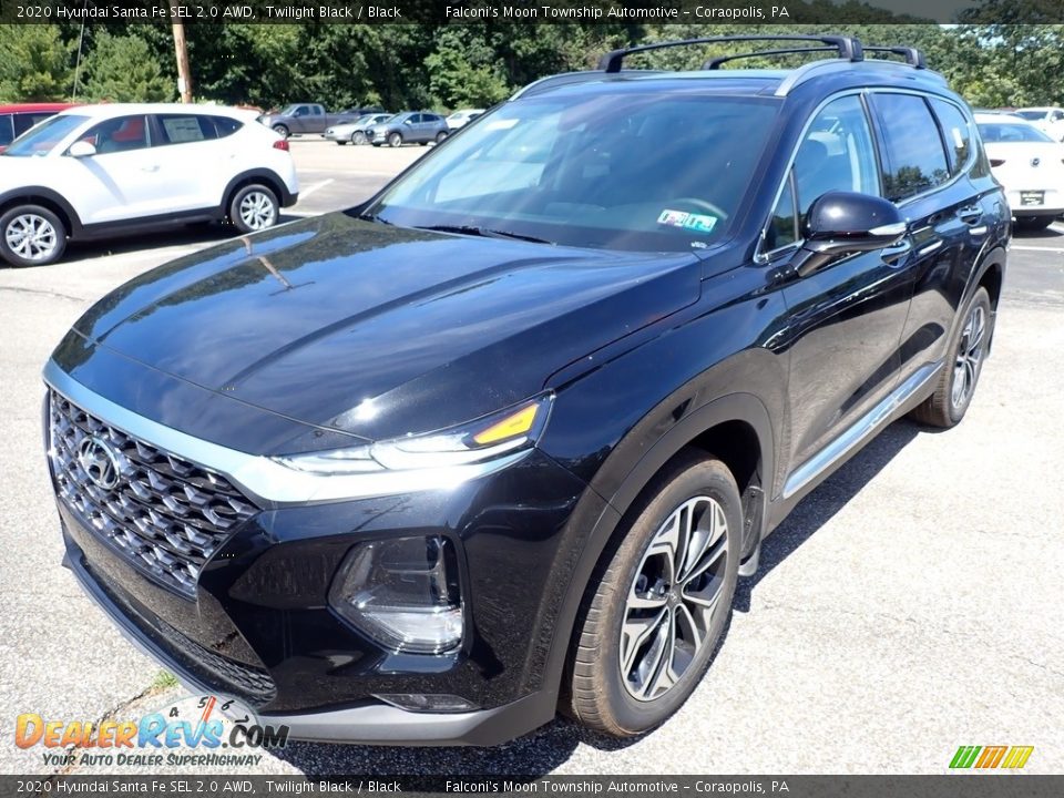 2020 Hyundai Santa Fe SEL 2.0 AWD Twilight Black / Black Photo #4