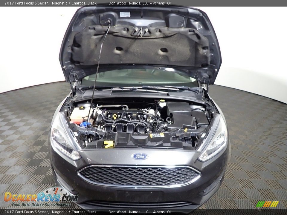 2017 Ford Focus S Sedan Magnetic / Charcoal Black Photo #5
