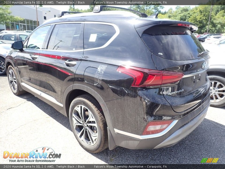 2020 Hyundai Santa Fe SEL 2.0 AWD Twilight Black / Black Photo #5