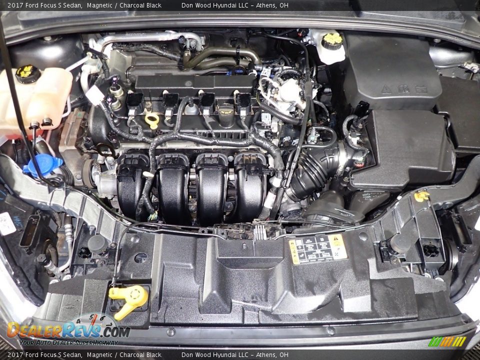 2017 Ford Focus S Sedan Magnetic / Charcoal Black Photo #6
