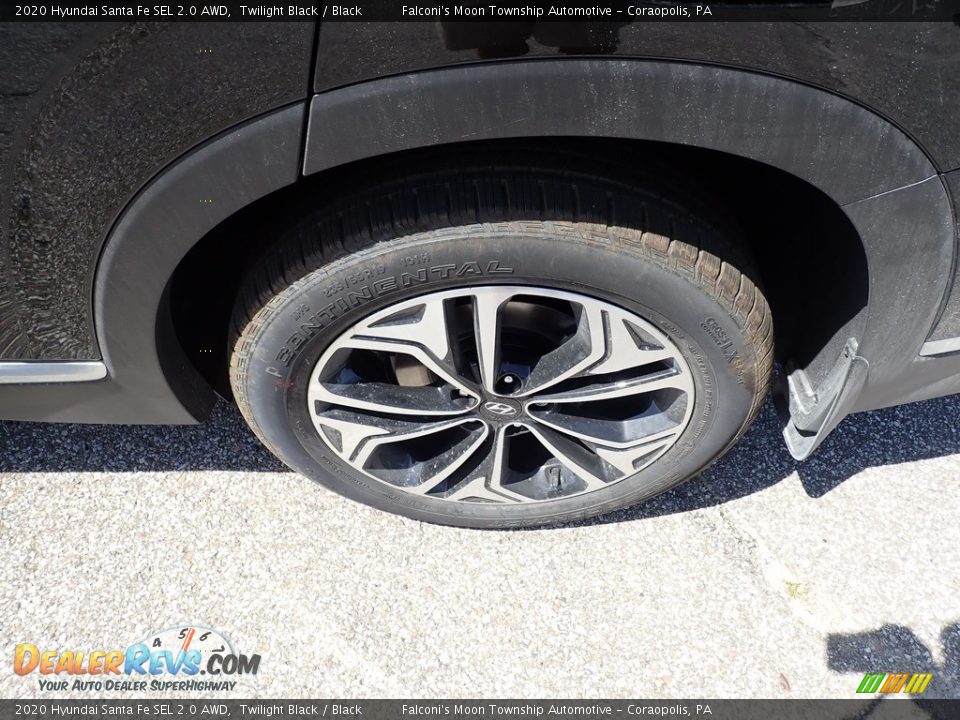 2020 Hyundai Santa Fe SEL 2.0 AWD Twilight Black / Black Photo #6