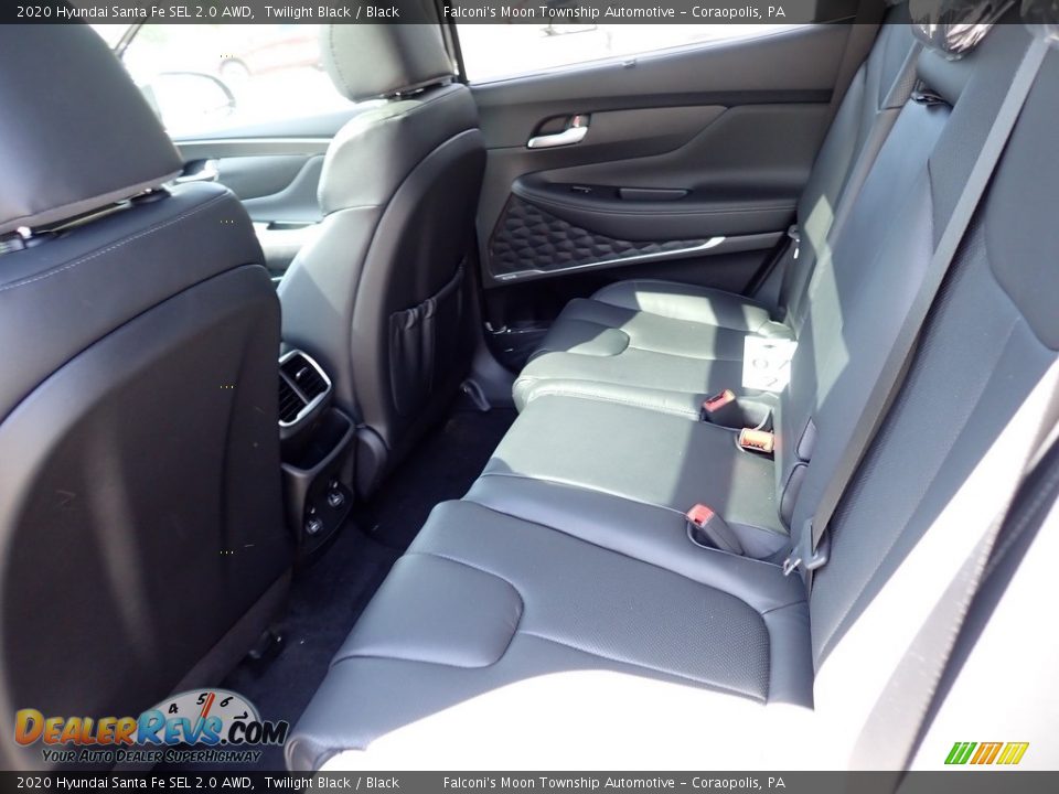 2020 Hyundai Santa Fe SEL 2.0 AWD Twilight Black / Black Photo #7