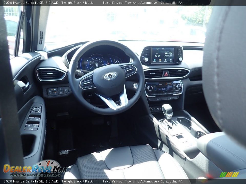 2020 Hyundai Santa Fe SEL 2.0 AWD Twilight Black / Black Photo #8