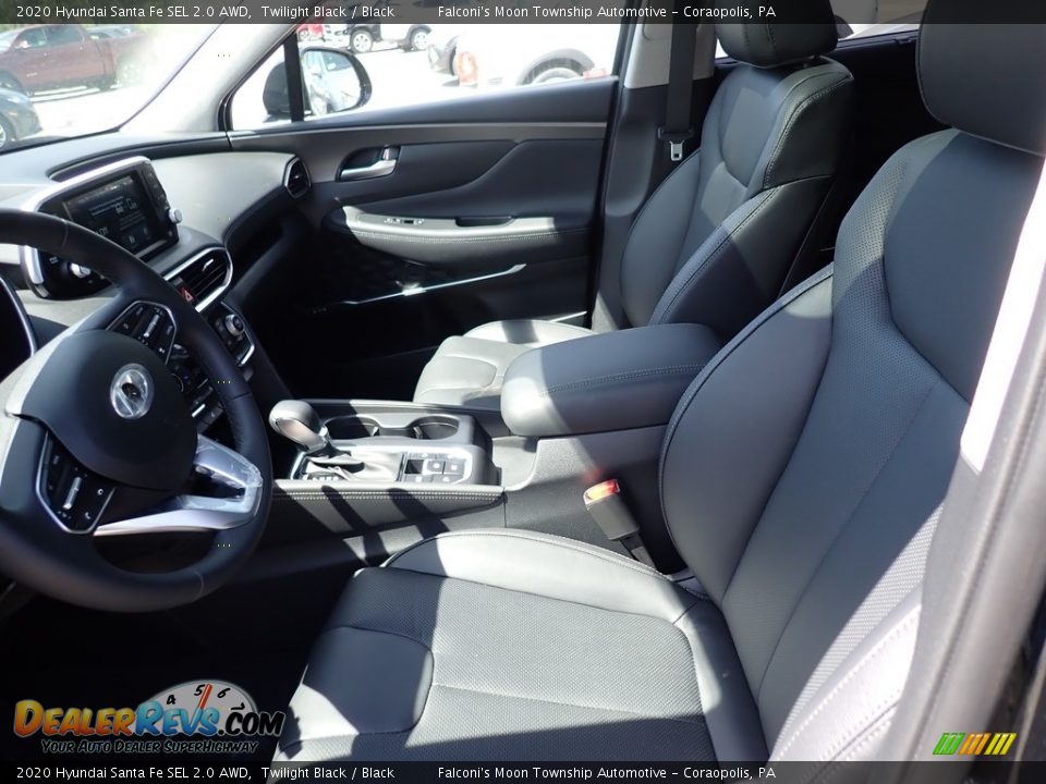 2020 Hyundai Santa Fe SEL 2.0 AWD Twilight Black / Black Photo #9