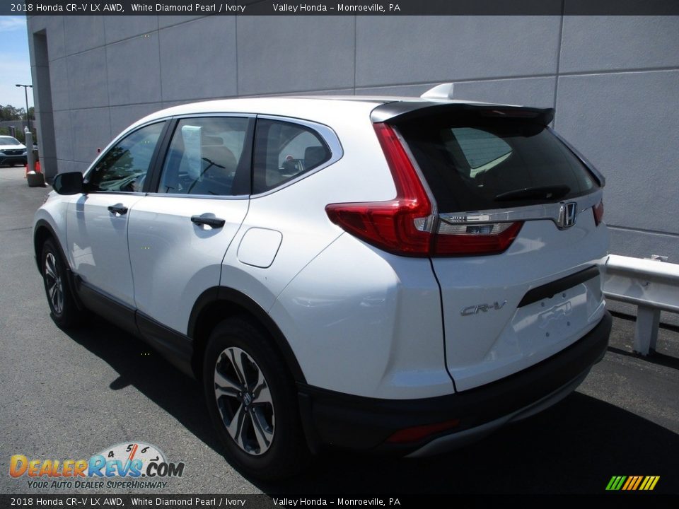 2018 Honda CR-V LX AWD White Diamond Pearl / Ivory Photo #3