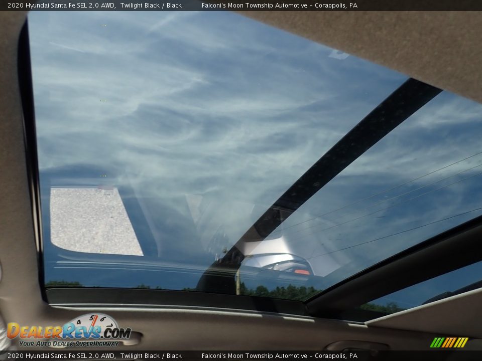 2020 Hyundai Santa Fe SEL 2.0 AWD Twilight Black / Black Photo #12