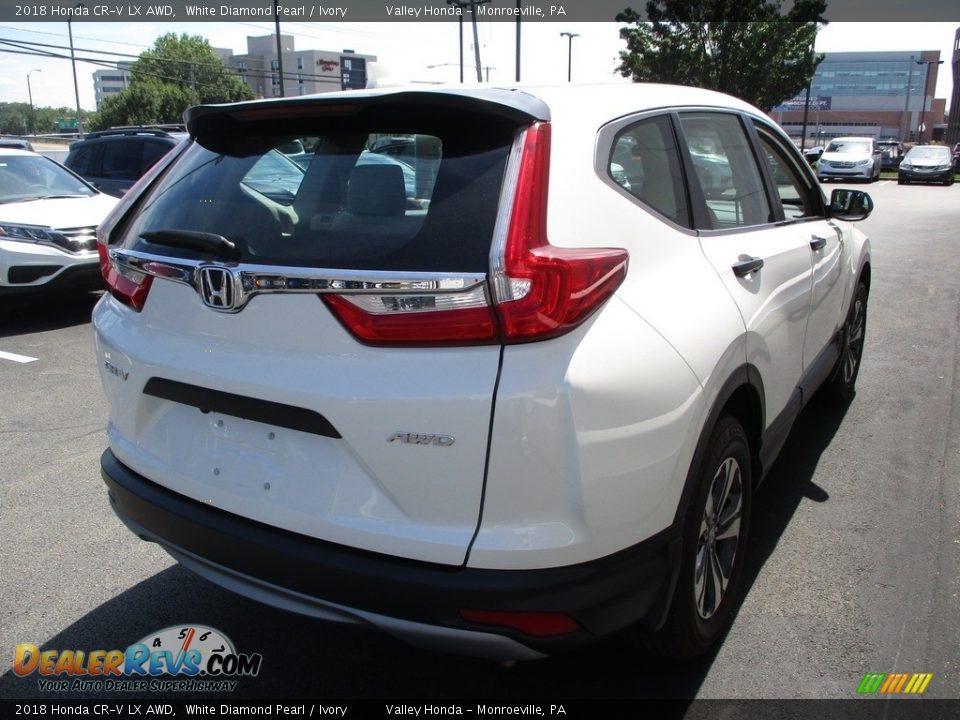 2018 Honda CR-V LX AWD White Diamond Pearl / Ivory Photo #5