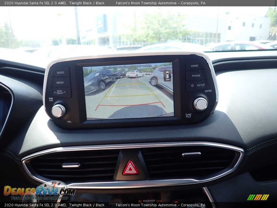 2020 Hyundai Santa Fe SEL 2.0 AWD Twilight Black / Black Photo #14