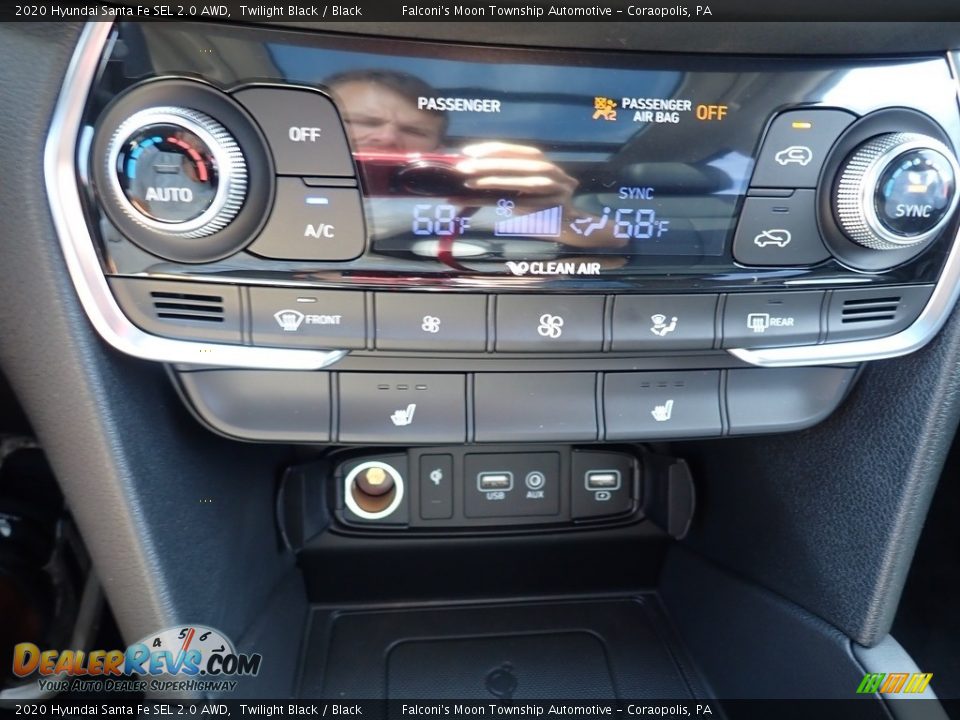 2020 Hyundai Santa Fe SEL 2.0 AWD Twilight Black / Black Photo #15