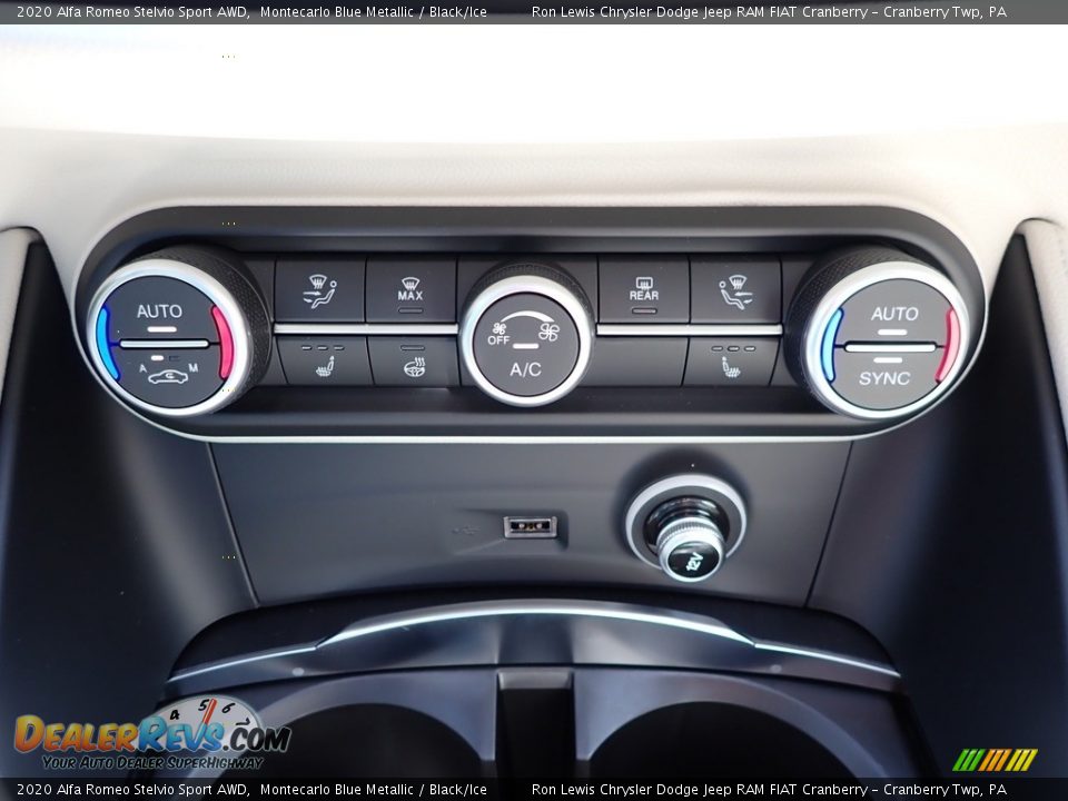 Controls of 2020 Alfa Romeo Stelvio Sport AWD Photo #19