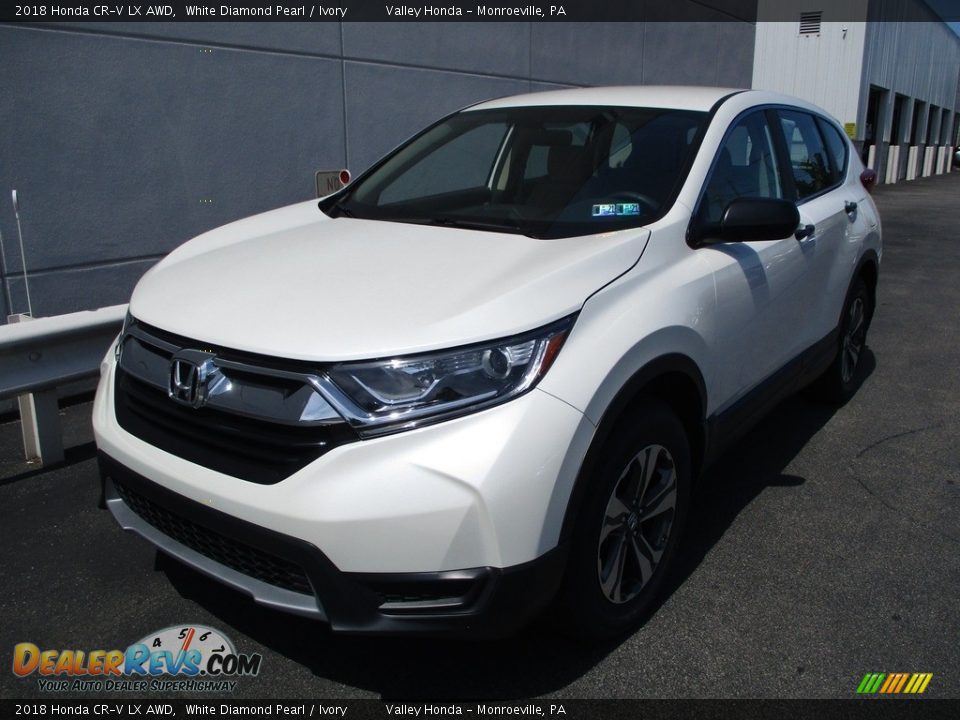 2018 Honda CR-V LX AWD White Diamond Pearl / Ivory Photo #9