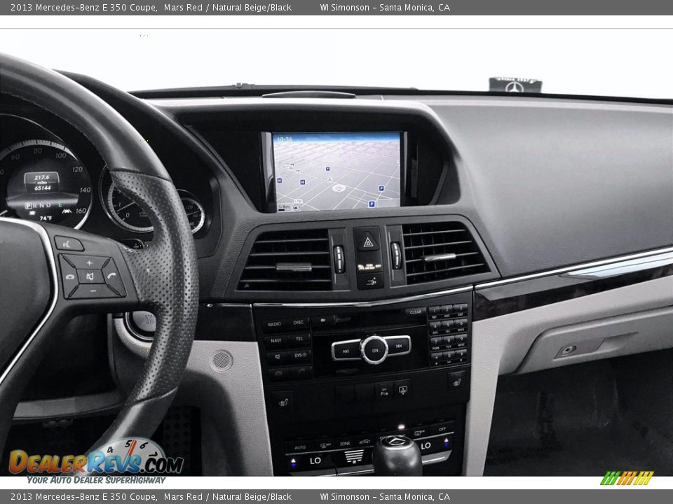 2013 Mercedes-Benz E 350 Coupe Mars Red / Natural Beige/Black Photo #5