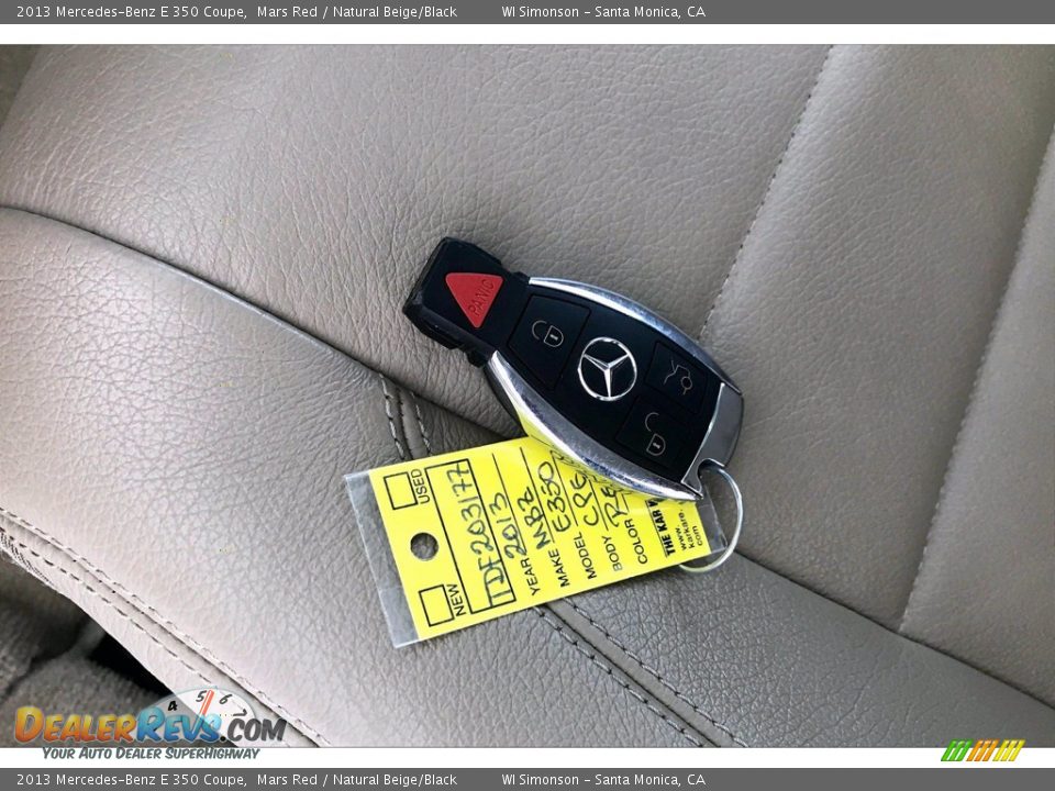 2013 Mercedes-Benz E 350 Coupe Mars Red / Natural Beige/Black Photo #11