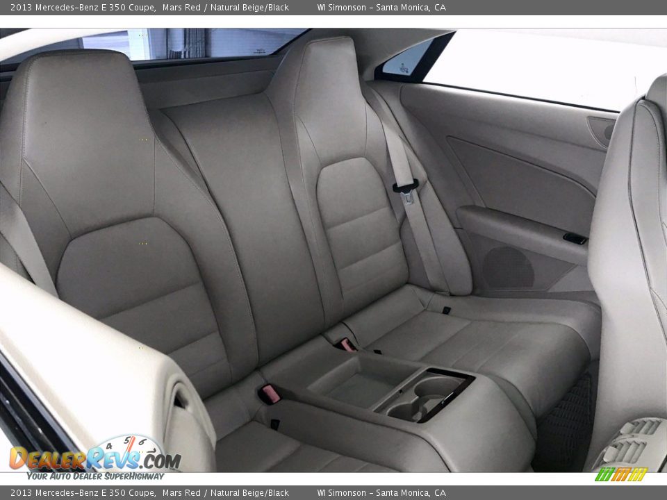2013 Mercedes-Benz E 350 Coupe Mars Red / Natural Beige/Black Photo #13