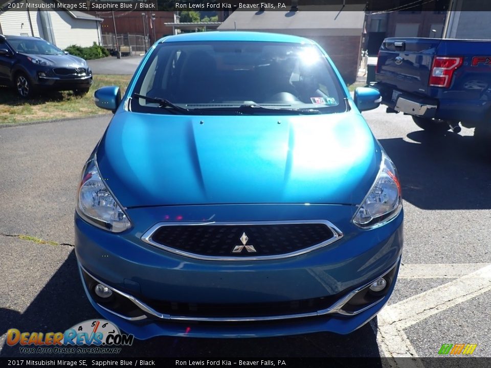 Sapphire Blue 2017 Mitsubishi Mirage SE Photo #4