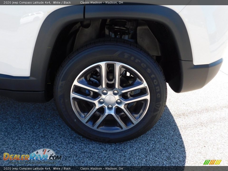 2020 Jeep Compass Latitude 4x4 White / Black Photo #15