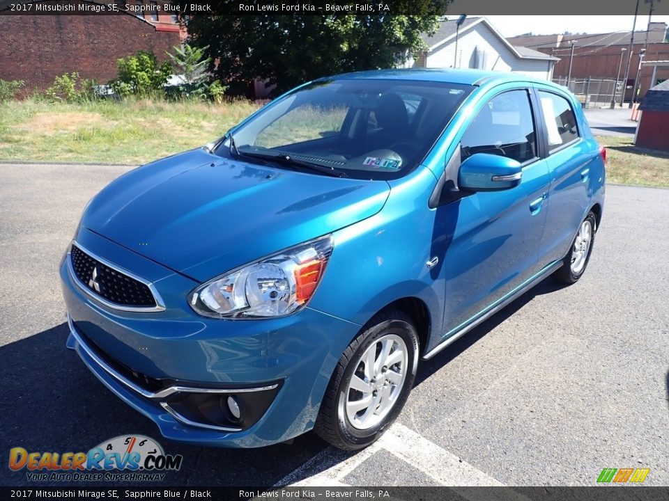 Sapphire Blue 2017 Mitsubishi Mirage SE Photo #5