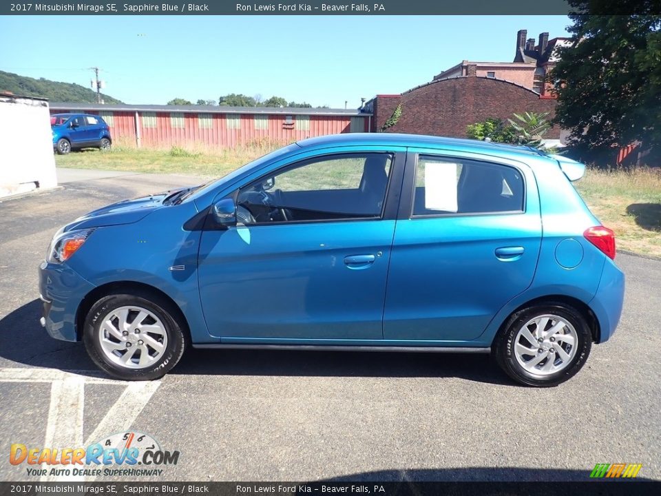 Sapphire Blue 2017 Mitsubishi Mirage SE Photo #6