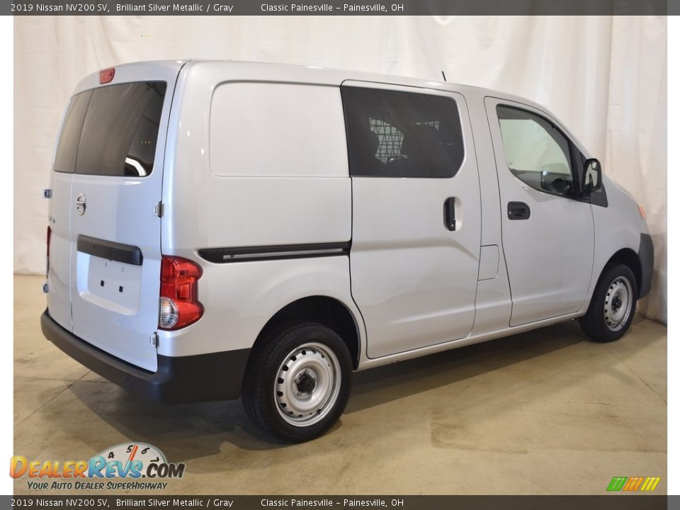 2019 Nissan NV200 SV Brilliant Silver Metallic / Gray Photo #2