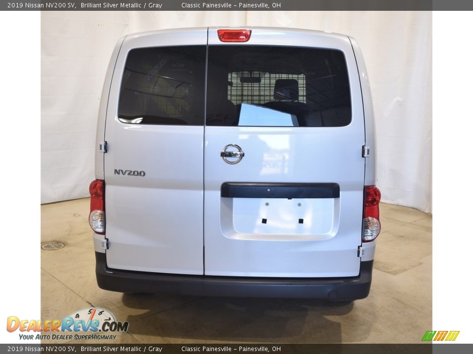 2019 Nissan NV200 SV Brilliant Silver Metallic / Gray Photo #3