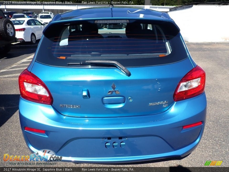 Sapphire Blue 2017 Mitsubishi Mirage SE Photo #8