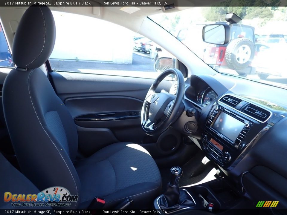 Front Seat of 2017 Mitsubishi Mirage SE Photo #12