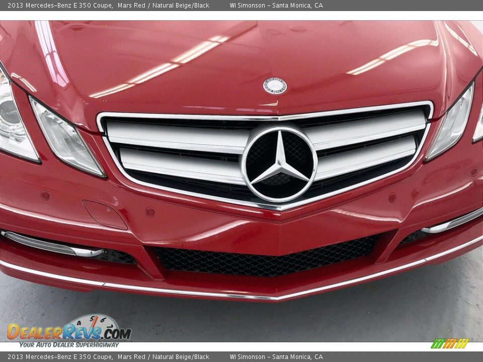 2013 Mercedes-Benz E 350 Coupe Mars Red / Natural Beige/Black Photo #33