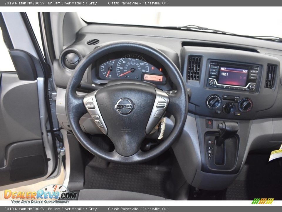 2019 Nissan NV200 SV Brilliant Silver Metallic / Gray Photo #12