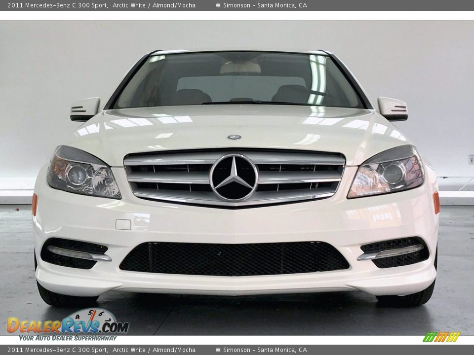 2011 Mercedes-Benz C 300 Sport Arctic White / Almond/Mocha Photo #2