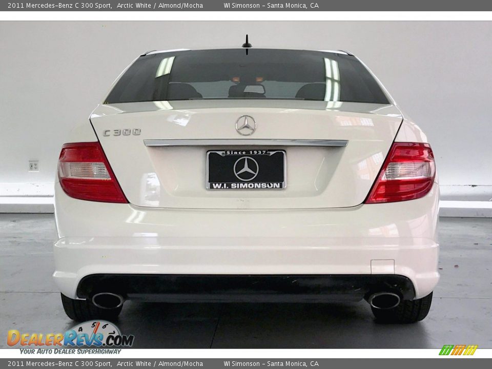 2011 Mercedes-Benz C 300 Sport Arctic White / Almond/Mocha Photo #3