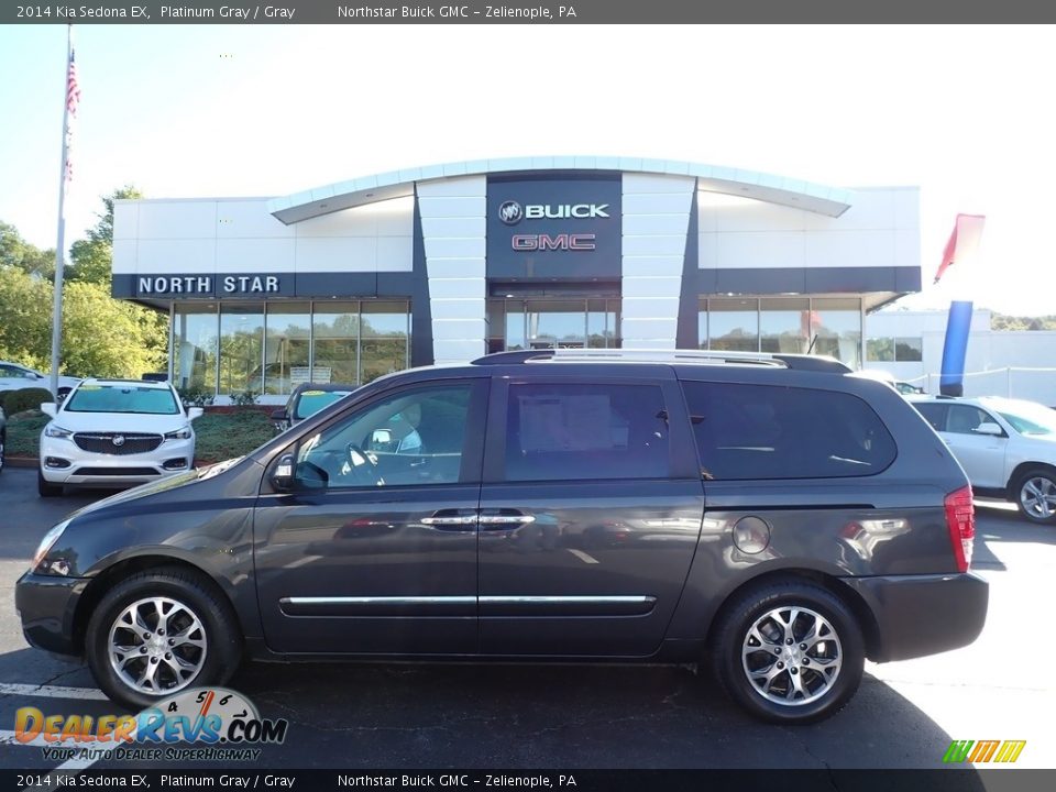 2014 Kia Sedona EX Platinum Gray / Gray Photo #1