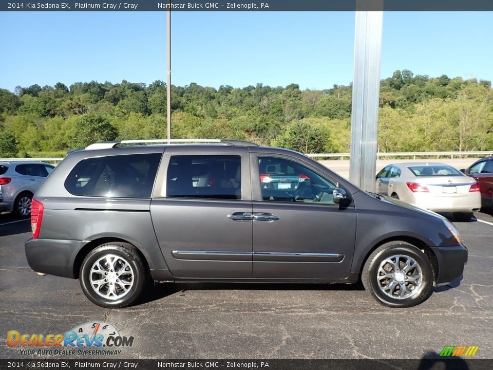 Platinum Gray 2014 Kia Sedona EX Photo #5