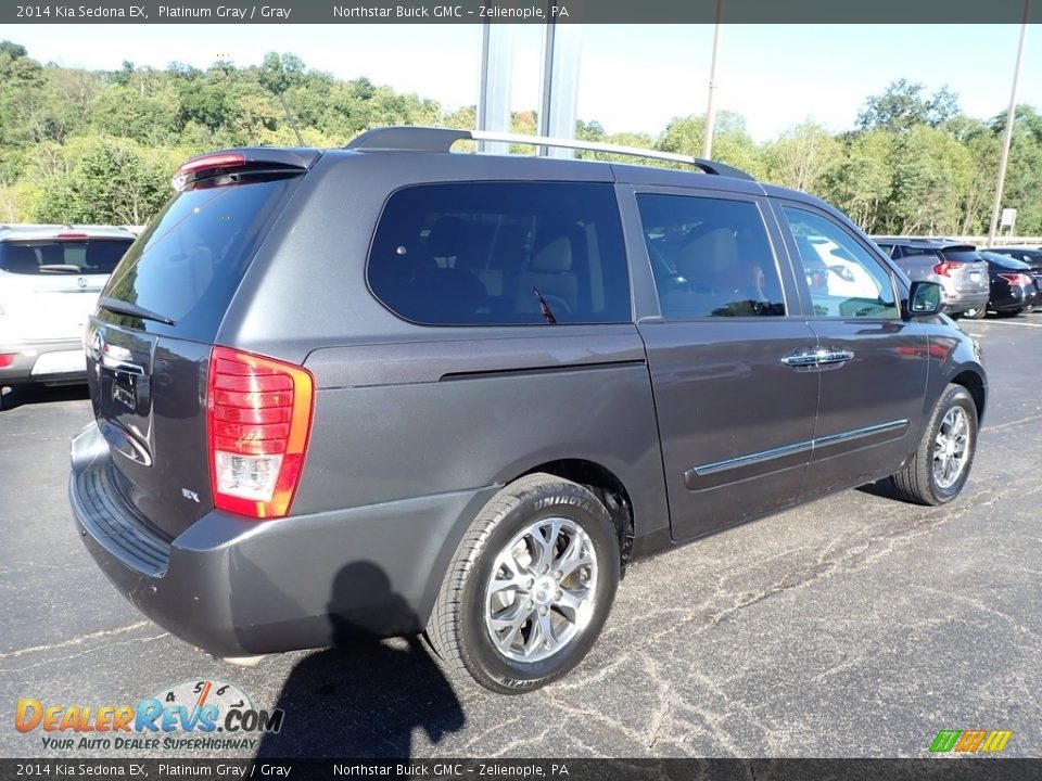 Platinum Gray 2014 Kia Sedona EX Photo #8