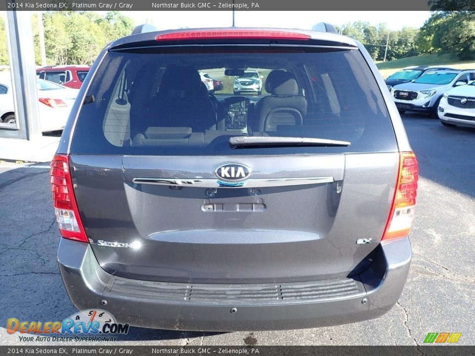 2014 Kia Sedona EX Platinum Gray / Gray Photo #9