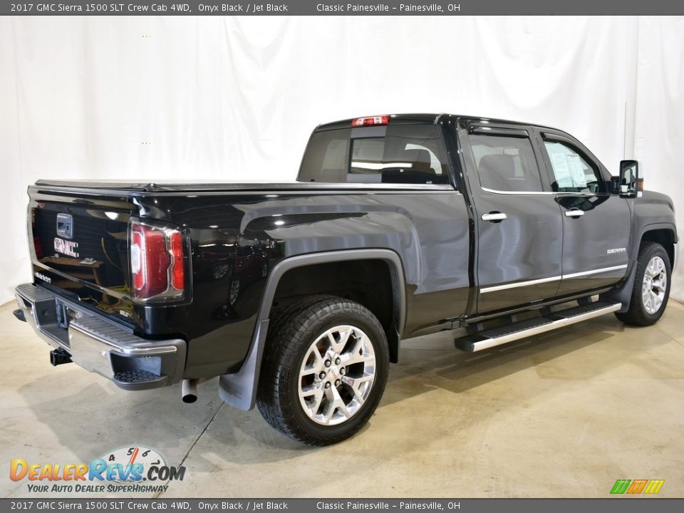 2017 GMC Sierra 1500 SLT Crew Cab 4WD Onyx Black / Jet Black Photo #2